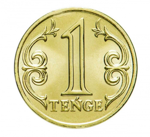 Монета 1 тенге. Казахстан 2012 UNC