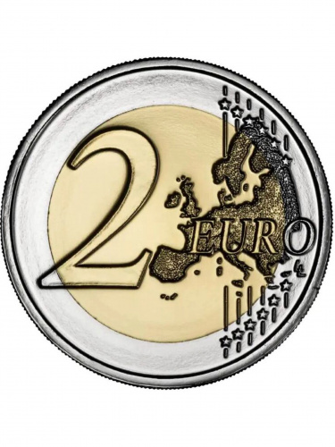 Памятная монета 2 евро 16-й Всемирный скаутский Мут. Португалия 2025 UNC фото 2 Памятная монета 2 евро 16-й Всемирный скаутский Мут. Португалия 2025 UNC фото 2