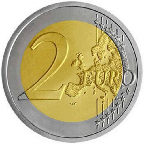 Монета 2 евро 35 лет программе Эрасмус. Греция 2022 UNC фото 2