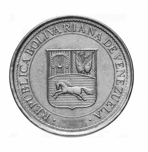 Памятная монета 50 сентимо. Венесуэла, 2007-2012 г. в. Монета в состоянии UNC (без обращения) Памятная монета 50 сентимо. Венесуэла, 2007-2012 г. в. Монета в состоянии UNC (без обращения)