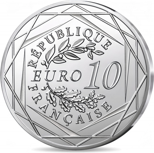 Серебряная монета 10 евро в буклете Золушка. Франция 2025 UNC фото 2