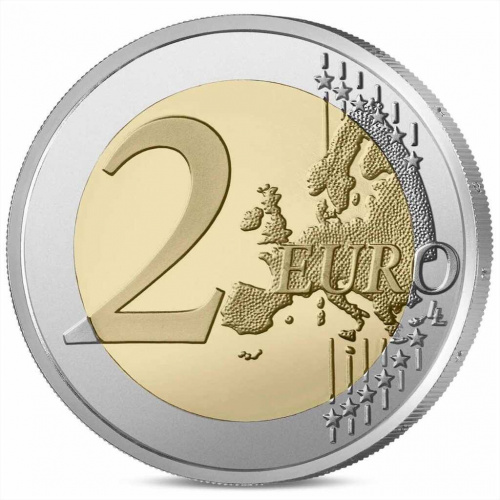 Памятная монета в блистере 2 евро Мона Лиза. Лувр. Франция 2025 BU фото 4 Памятная монета в блистере 2 евро Мона Лиза. Лувр. Франция 2025 BU фото 4
