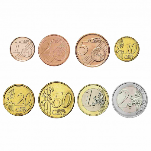 Годовой набор из 8-ми евро монет. Греция UNC фото 2 Годовой набор из 8-ми евро монет. Греция UNC фото 2