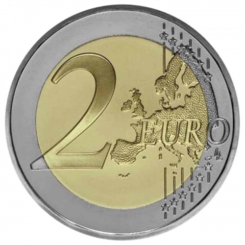 Памятная монета 2 евро 50-летие восстановления демократии. Греция 2024 UNC фото 2