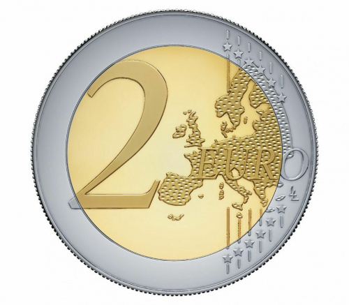 Памятная монета 2 евро. 75 лет ООН. Португалия, 2020 г. в. Монета в состоянии UNC (из мешка) фото 2 Памятная монета 2 евро. 75 лет ООН. Португалия, 2020 г. в. Монета в состоянии UNC (из мешка) фото 2