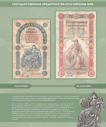 Альбом для подлинных банкнот Российской Империи с 1898 по 1917 гг. КоллекционерЪ без банкнот (B004) фото 4 Альбом для подлинных банкнот Российской Империи с 1898 по 1917 гг. КоллекционерЪ без банкнот (B004) фото 4