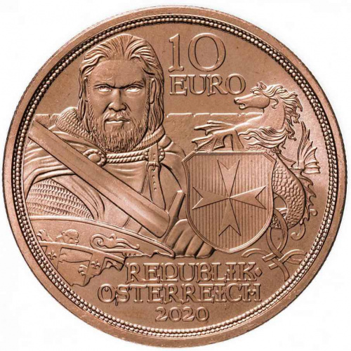 Монета 10 евро Стойкость. Рыцарские истории. Австрия 2020 UNC фото 2 Монета 10 евро Стойкость. Рыцарские истории. Австрия 2020 UNC фото 2