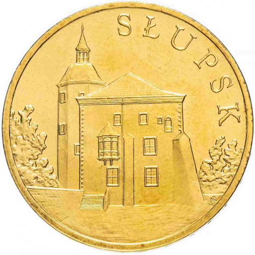 Памятная монета 2 злотых Слупск. Польша 2007 UNC