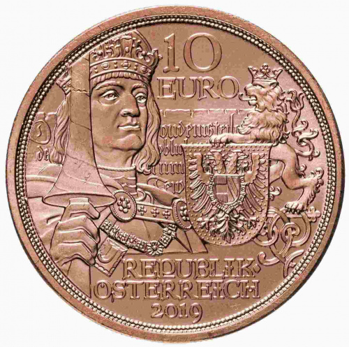 Монета 10 евро Рыцарство. Рыцарские истории. Австрия 2019 UNC фото 2