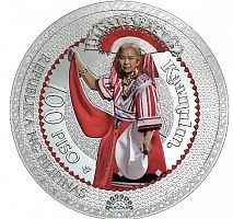 Серебряная монета 100 песо Каамулан. Фестивали Филиппин. Филиппины, 2026 PF