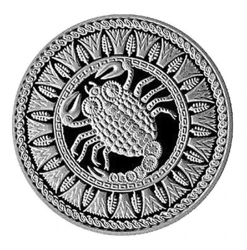 Монета 1 рубль Знаки зодиака - Скорпион. Беларусь 2009 Proof