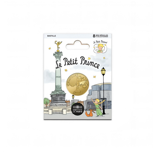 Памятная медаль Бастилия в буклете. Маленький Принц. Франция 2026 UNC