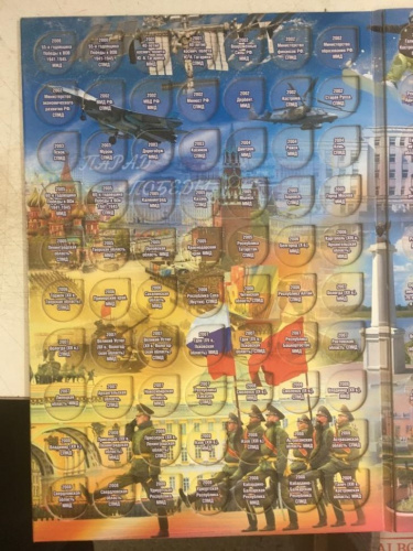 Альбом-планшет для 10 рублей биметаллических и стальных монет России на 306 ячеек без монет. фото 8 Альбом-планшет для 10 рублей биметаллических и стальных монет России на 306 ячеек без монет. фото 8