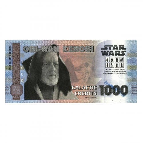 Банкнота 1000 галактических кредитов в буклете Оби-Ван. Китай 2025 UNC фото 3 Банкнота 1000 галактических кредитов в буклете Оби-Ван. Китай 2025 UNC фото 3