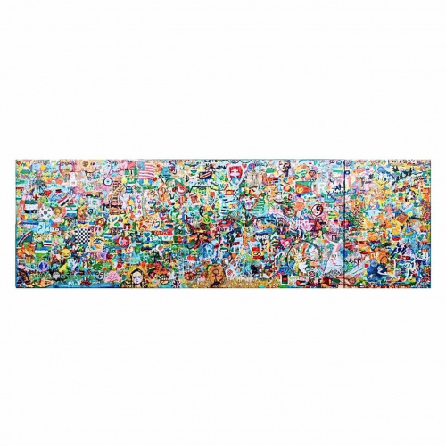 Монета 200 тенге в буклете WORLD PAINTING. Казахстан 2024 BU фото 6