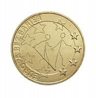 Памятная монета 2 злотых 100 лет обществу защиты слепых. Польша, 2011 г. в. Монета в состоянии XF+ (из обращения)