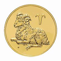 Монета 50 рублей Овен. Знаки зодиака. СПМД 2004 UNC