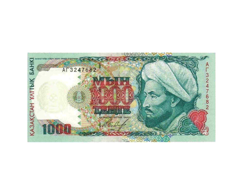 Банкнота 1000 тенге. Казахстан 1994 aUNC