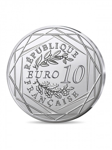 Монета серебряная 10 евро Конкорд Франция 2026 UNC в буклете фото 2