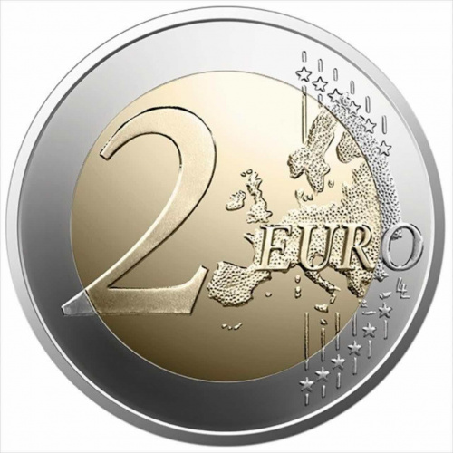 Памятная монета 2 евро Рождественское украшение Пузурис. Латвия 2024 UNC фото 2