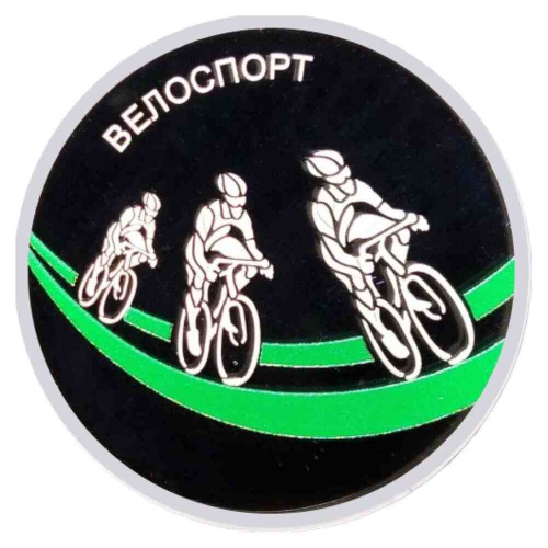 Серебряная (15,55 г) монета 10 рублей Велоспорт в капсуле и футляре. Приднестровье 2023 Proof Серебряная (15,55 г) монета 10 рублей Велоспорт в капсуле и футляре. Приднестровье 2023 Proof