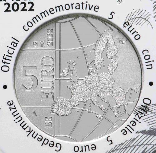 Монета 5 евро 70 лет комиксу Марсупилами. Бельгия 2022 UNC фото 4 Монета 5 евро 70 лет комиксу Марсупилами. Бельгия 2022 UNC фото 4