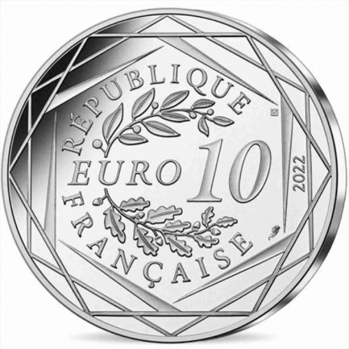 Серебряная монета 10 евро в буклете Юмор 1/18. Астерикс. Франция 2022 BU фото 3