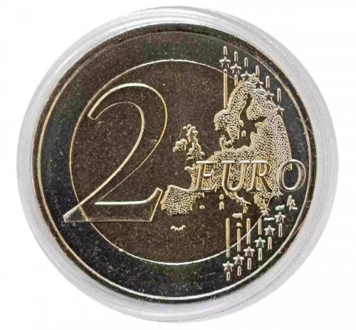 Монета 2 евро в капсуле 100-летие включения Фракии в Грецию. Греция 2020 UNC фото 2 Монета 2 евро в капсуле 100-летие включения Фракии в Грецию. Греция 2020 UNC фото 2