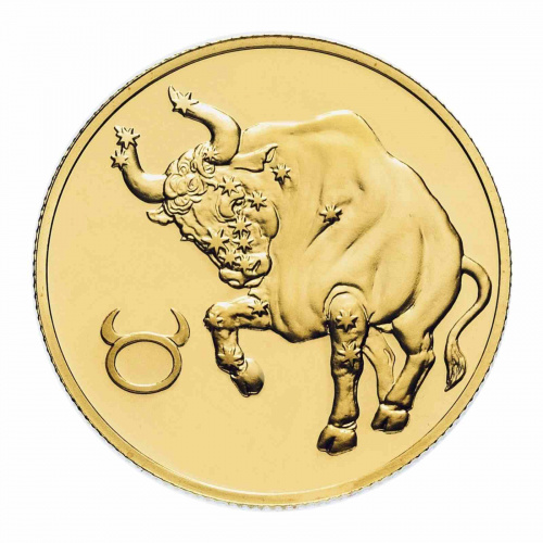 Монета 50 рублей Телец. Знаки зодиака. СПМД 2004 UNC