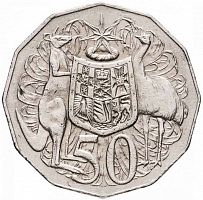Памятная монета 50 центов. Австралия, 1996 г. в. Монета в состоянии XF (из обращения)