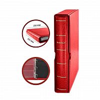 Обложка красная J3.0 с шубером формат VARIO (325*250*60). MINGT-премиум Без листов