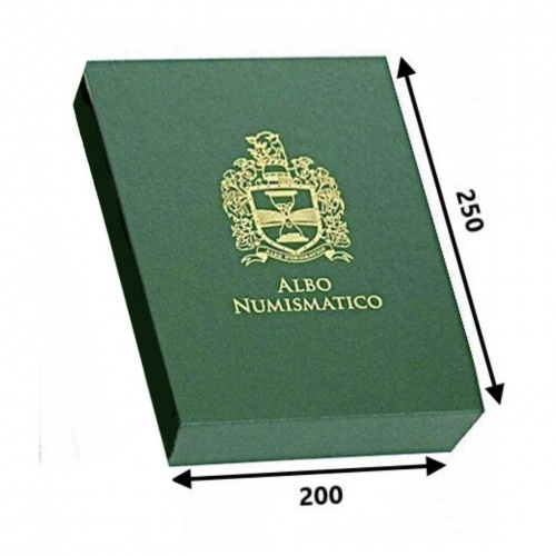 Футляр для альбомов формата Нумизмат зелёный. Толщина 30 мм. Albo Numismatico (F30 GREEN). Без альбома фото 2 Футляр для альбомов формата Нумизмат зелёный. Толщина 30 мм. Albo Numismatico (F30 GREEN). Без альбома фото 2