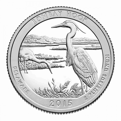Монета 25 центов Арки. Национальные парки. США Р 2014 UNC