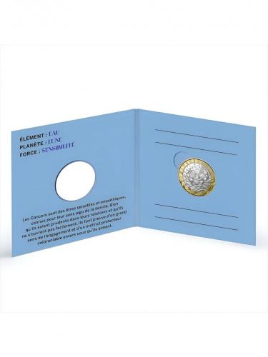 Памятная монета 5 евро в буклете Рак. Знаки зодиака. Франция 2026 UNC фото 4 Памятная монета 5 евро в буклете Рак. Знаки зодиака. Франция 2026 UNC фото 4