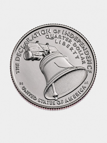 Монета 25 центов 250 лет независимости США 2026 P UNC фото 2 Монета 25 центов 250 лет независимости США 2026 P UNC фото 2