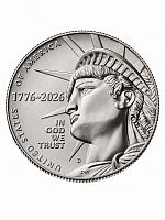 Монета 50 центов 250 лет независимости США 2026 P UNC