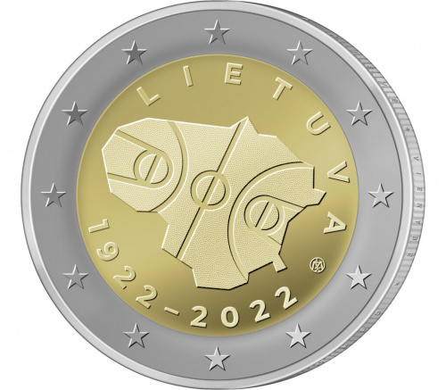 Монета 2 евро Баскетбол. Литва 2022 UNC Монета 2 евро Баскетбол. Литва 2022 UNC