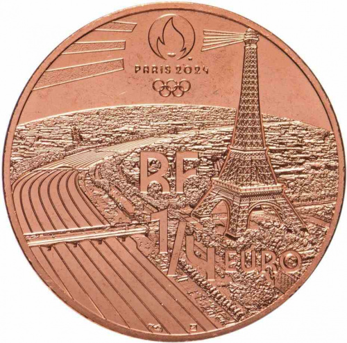 Памятная монета 1/4 евро Летние Олимпийские игры 2024 в Париже. Дзюдо. Франция, 2021 г. в . UNC фото 2 Памятная монета 1/4 евро Летние Олимпийские игры 2024 в Париже. Дзюдо. Франция, 2021 г. в . UNC фото 2