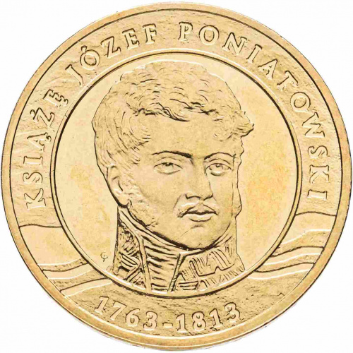 Памятная монета 2 злотых Понятовский. Польша 2013 UNC