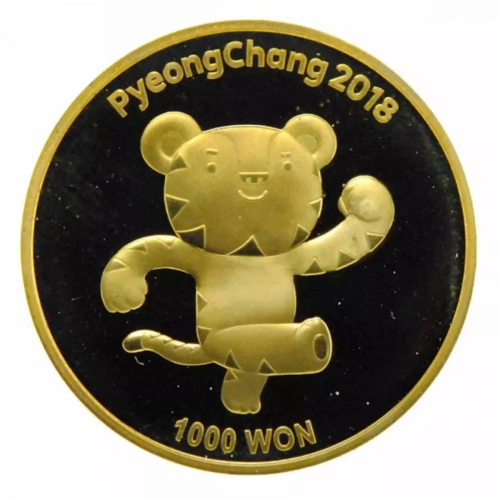 Набор из 3-х монет 1000 вон Олимпиада Пхёнчхан 2018 в капсуле. Южная Корея 2016-2018 PF фото 5 Набор из 3-х монет 1000 вон Олимпиада Пхёнчхан 2018 в капсуле. Южная Корея 2016-2018 PF фото 5