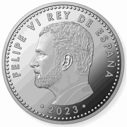 Серебряная монета (27 г) 10 евро Чемпионат мира по футболу среди женщин. Испания 2023 PF фото 2 Серебряная монета (27 г) 10 евро Чемпионат мира по футболу среди женщин. Испания 2023 PF фото 2