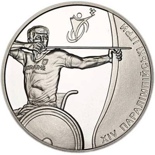 Монета 2 гривны Паралимпийские игры. Украина 2012 Proof Монета 2 гривны Паралимпийские игры. Украина 2012 Proof